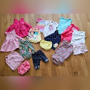 Baby Girl Clothing Lot